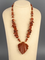 Бусы из авантюрина "Золотой песок" 10-062