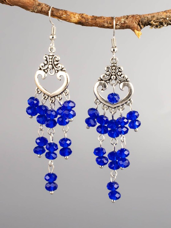 Серьги из хрусталя "Дакота" 03-1485