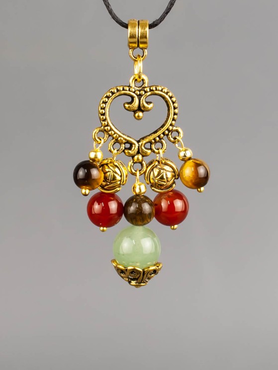 Кулон-оберег со шнурком  "3 Хранителя - от Сглаза" пд-1079