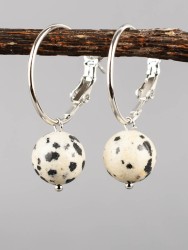 Серьги из яшмы "Самба" 03-1686