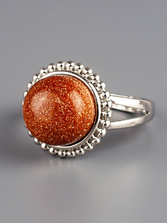 Кольцо из авантюрина "Мечта" 04-799