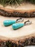 Серьги из иск. бирюзы "Адажио" с9342