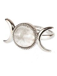 Кольцо из горного хрусталя "Мечта" 04-421