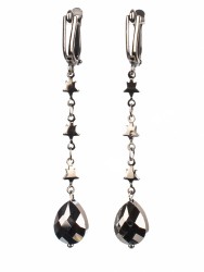 Серьги из ювелирного стекла "Праздник" 03-1248