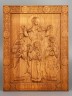 Икона Вера, Надежд, Любовь и мать их София резная из дерева 51-033