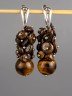 Серьги из бронзита "Мелодия" 03-1534