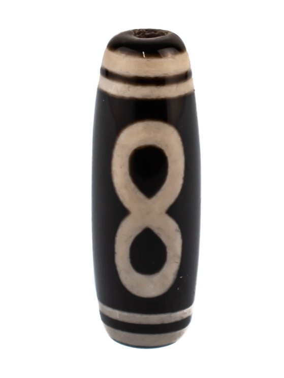 Бусина из агата "Дзи Бесконечность" пдв-902