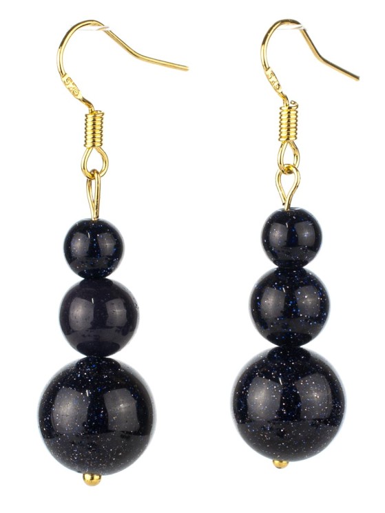 Серьги из авантюрина "Дарина" с9179