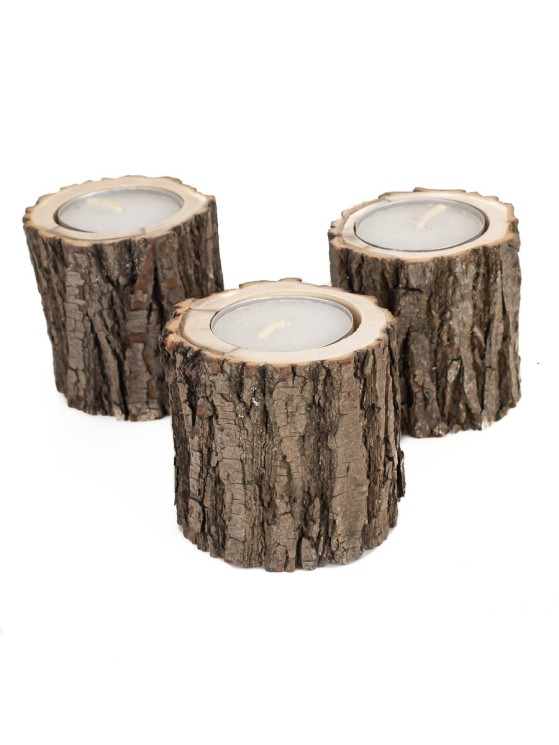 Подсвечник деревянный ива ТВ-1344