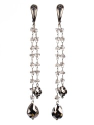 Серьги из ювелирного стекла "Праздник" 03-1249