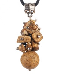 Кулон из яшмы "Мелодия" 01-740