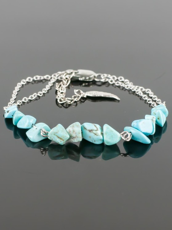 Браслет "Забава" бирюза бп10719