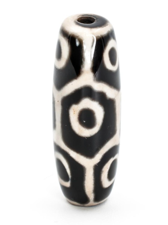 Бусина из агата "Дзи 9 глаз" пдв-440