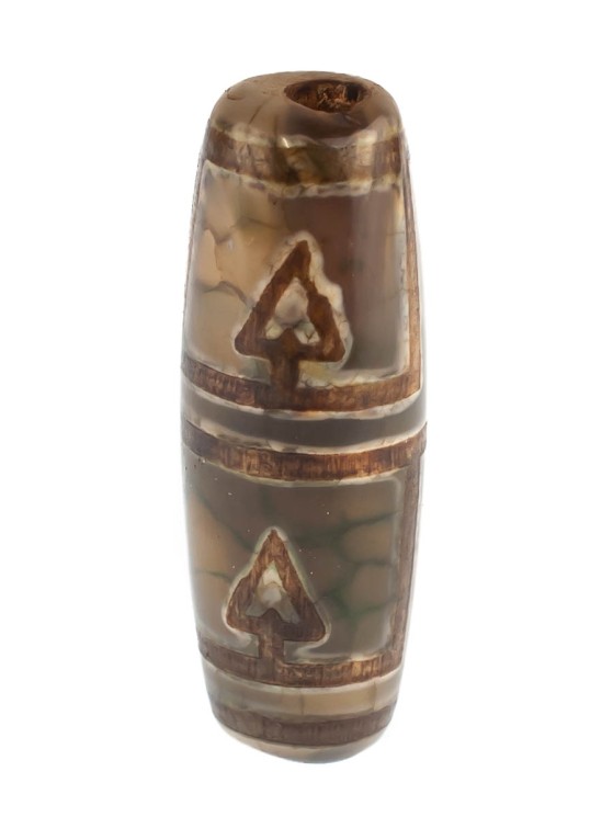 Бусина из агата "Дзи 4 Глаза" пдв-950