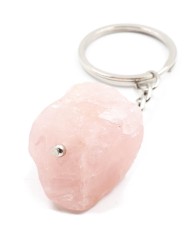 Брелок из розового кварца "Камень жизненной энергии" БРК-688