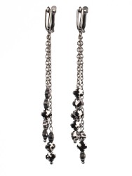 Серьги из ювелирного стекла "Праздник" 03-1265