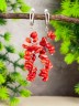 Серьги из коралла "Веточка" 03-1664