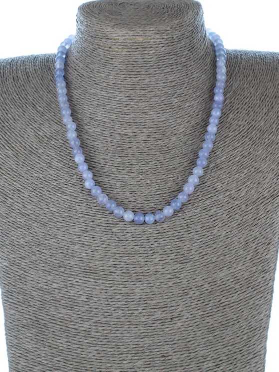 Бусы из аквамаринового кварца "Классика 6" П6477-RDA