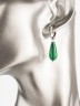 Серьги из малахита "Адажио" с8852