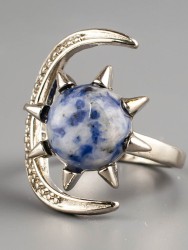 Кольцо из содалита "Мечта" 04-895