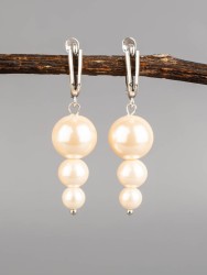 Серьги из жемчуга майорка "Капель" с9183