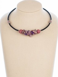 Колье из фосфосидерита "Мелодия" 01-636