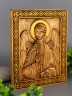 Икона Святой Ангел Хранитель резная из дерева 51-001