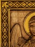Икона Святой Ангел Хранитель резная из дерева 51-001
