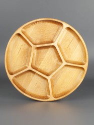 Менажница из дерева береза d 19 см 54-007