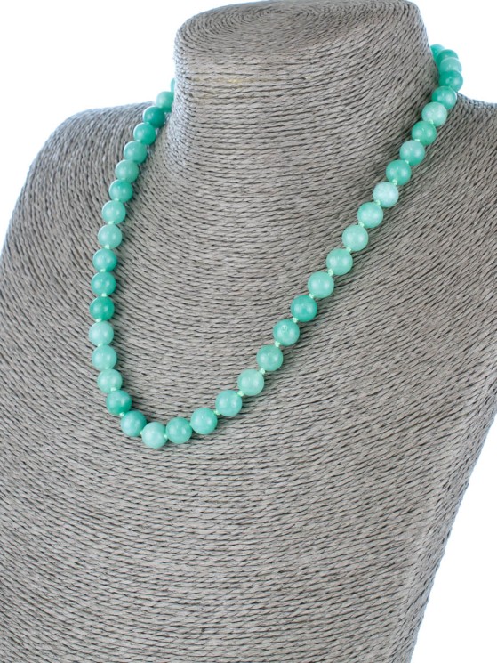 Бусы из амазонитового кварца "Классика 8" П6479-RDA