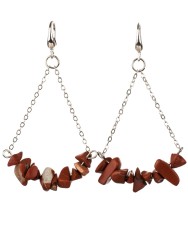 Серьги из яшмы "Атлантида" с9184