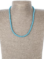 Бусы из иск. бирюзы «Классика 4» П11077