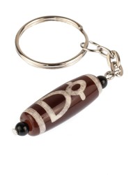 Брелок из агата "Дзи Бог богатства" БРК-904