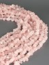 Бусины из розового кварца "Галтовка" 01-773