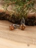 Серьги из фианита "Августа" сг-028-ФНЦ