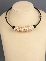 Колье из перламутра "Мелодия" 01-1258