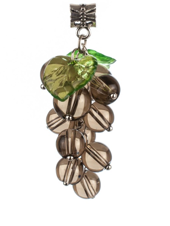 Колье из раухтопаза "Виноград" пд-0938