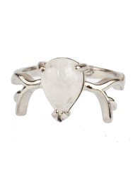 Кольцо из горного хрусталя "Мечта" 04-558