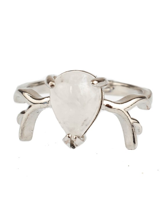 Кольцо из горного хрусталя "Мечта" 04-558