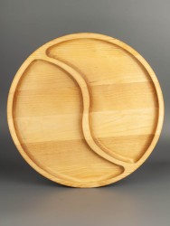 Менажница из дерева береза d 19 см 54-010