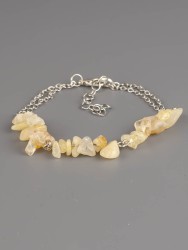 Браслет из цитрина "Забава" бп12589