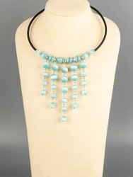 Колье из кошачьего глаза "Красотка" 01-1263