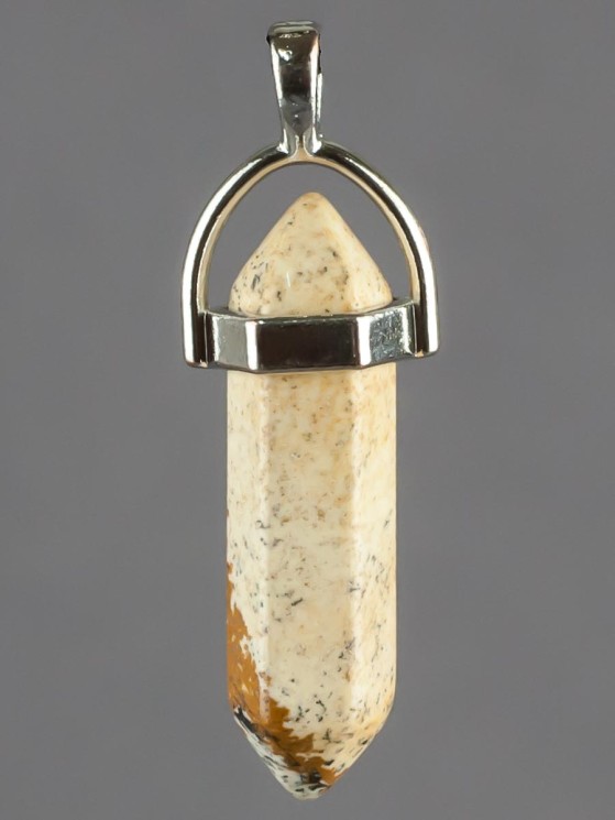 Кулон со шнурком «Кристалл» яшма пд-кам4297