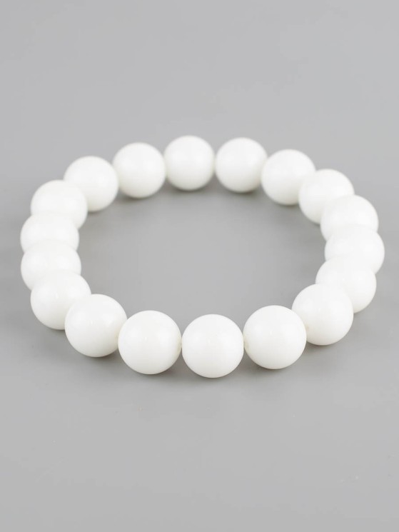 Браслет из им. агата "Классический 12" 02-972