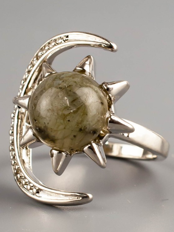 Кольцо из лабрадора "Мечта" 04-900