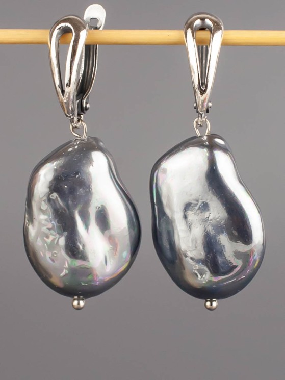 Серьги из перламутра "Настроение" 03-1527