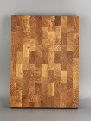 Доска разделочная торцевая из дерева дуб 22х30 см 56-001