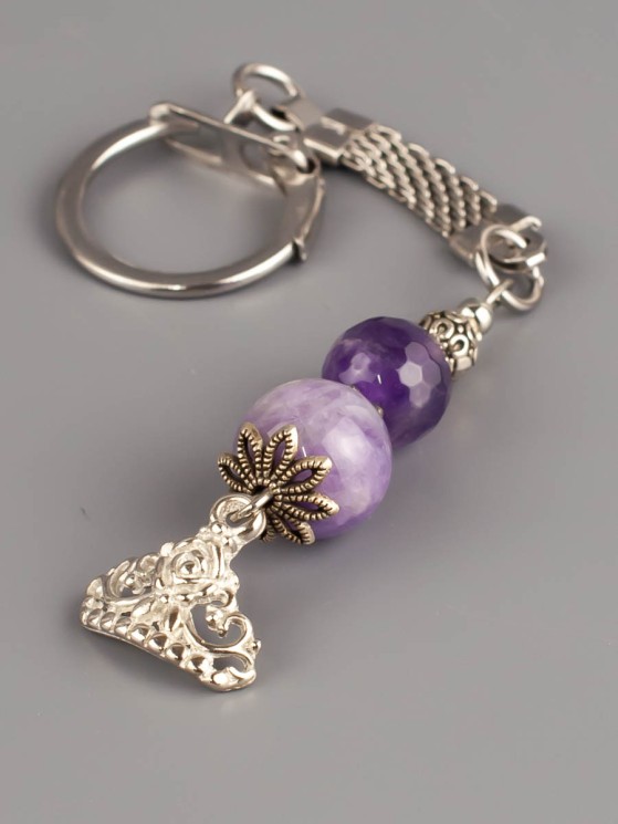 Брелок "Камень силы" аметист БРК-990