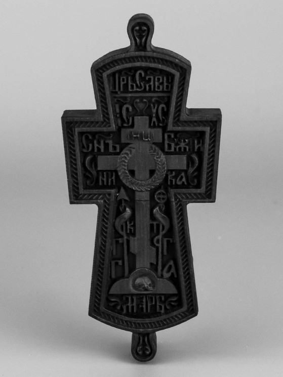 Православный крест из дерева 90х40 мм 53-001