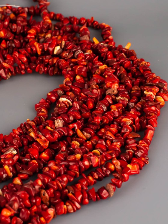 Бусины из коралла "Галтовка" 01-776